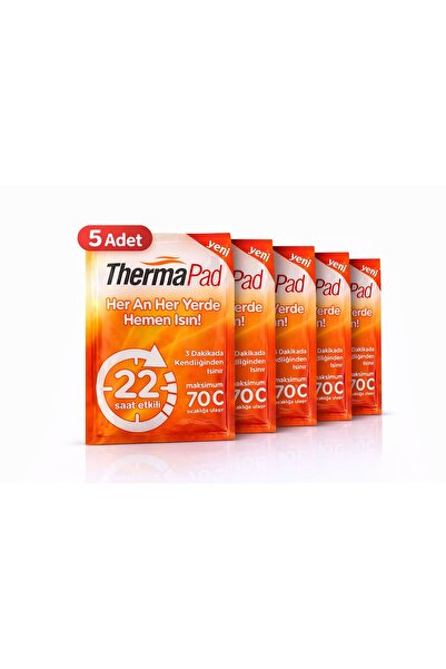 Miracleplus Thermapad Pratik Cep Sobası 22 saate kadar etkili 5 Adet