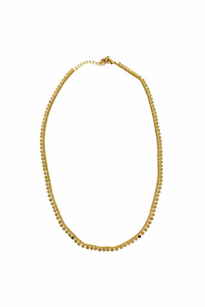 Sacha Accessories Pul Sıralı Zincir Kolye
