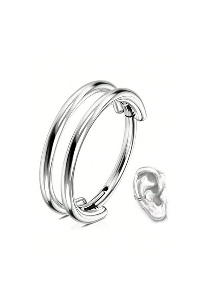 Choice3 Ears 16G 1.2x10mm Earrings A 1pcs Double-Hoop Cartilage Earring Diamo...