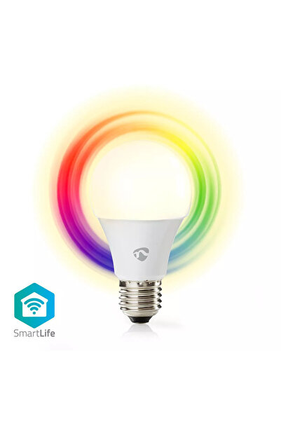 OEM Bec LED Smart WiFi RGB lumină albă caldă E27 6W 470lm Nedis NEDIS