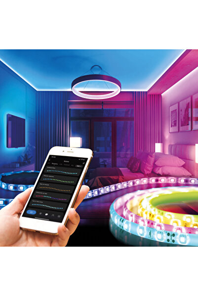 OEM Bandă LED inteligentă RGB SMD 30 LED-uri/m 2x5m/pachet PHENOM