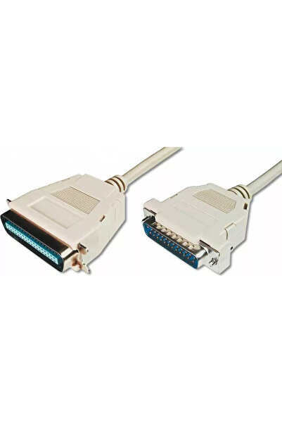 OEM Printer cable PARALLEL to CENTRONIX 1.5m cream