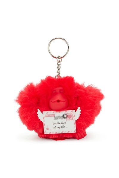 Kipling Valentine Letter Monkey Maymun Anahtarlık