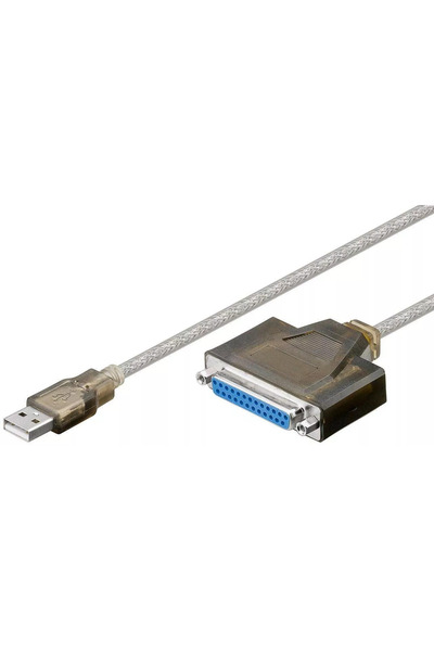 OEM Cablu convertor USB la Paralel 25 pini 1.5m Windows 10 Goobay
