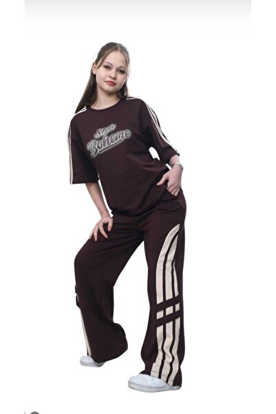 BEGONYA BEBECE KIDS Girl's Summer Double Set, Bottom and Top Set, Seasonal Set