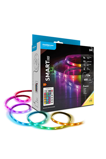 OEM LED лента Smart Modee 12W с дистанционно управление 2700K +RGB 680lm IP20...