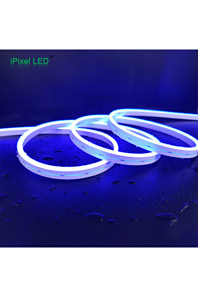 OEM Bandă LED NEON albastru 2835 24V 120LED/m 6mm IP65 8W/m 5m iPixel LED N00...