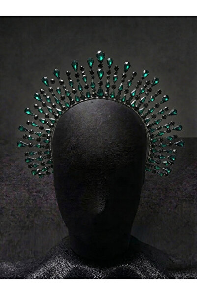 Estilo Lingerie Maybe Model High Bridal Crown, Henna Crown, after Party Crown