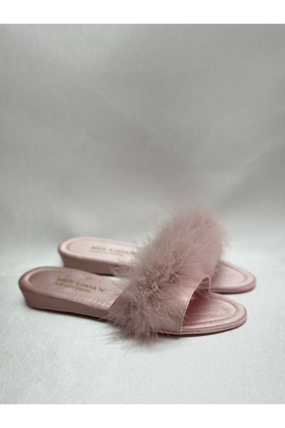 MOD10 Feather bridal drawing slippers