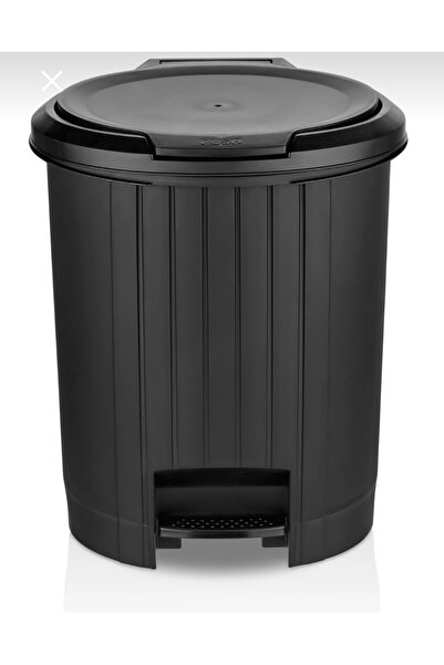TR Özel kalite bas aç mekanizmalı pedallı mutfak ve banyo siyah çöp kovası