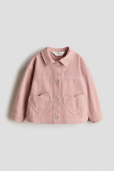 H&M Heart-pocket twill jacket