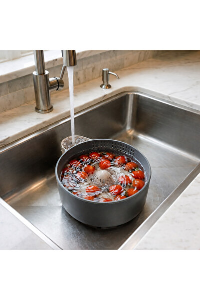 lysiaaccessory جهاز غسيل الخضار والفواكه بالدوران المائي - غسالة وفلتر للفواكه