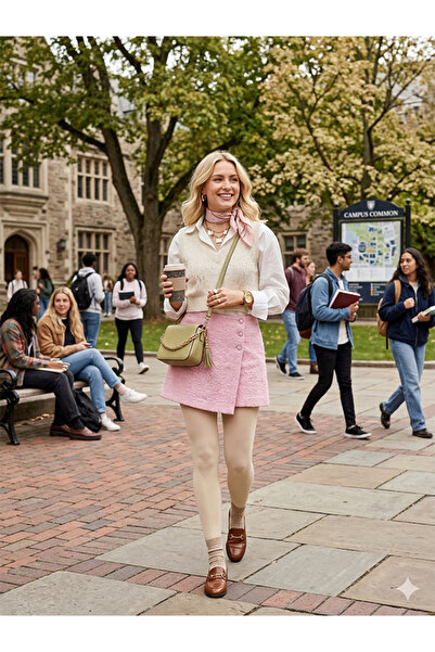 Namaste Vintage Pink shorts skirt
