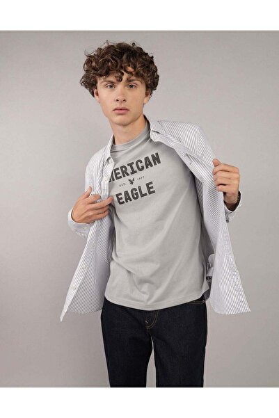 AMERICAN EAGLE AE Slim Fit Everyday Oxford Button-Up Shirt