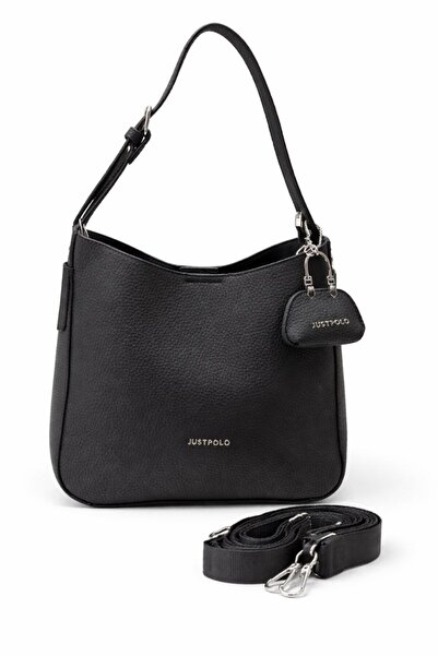 Just Polo Original Women's Large Size Soft Leather 4-Compartment Shoulder and...