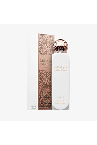 lattafa Fakhar Rose All Over Spray 150ML; Body Mist Femei; Parfum Floral Dulc...