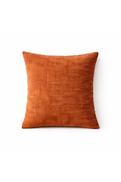 OEM Premium decorative pillow Orange, Linen fabric – 45 x 45 cm