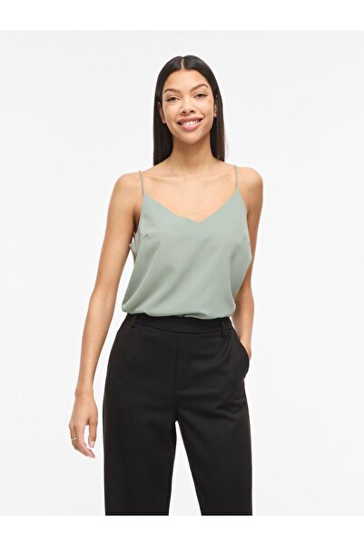 VILA Trägertop VIMATHILDE V-Ausschnitt