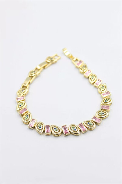 OEM سوار شوبينج المرصع بالأحجار - ذهبي