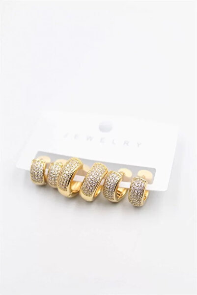 OEM 6-Piece Hoop Earring Set - Gold