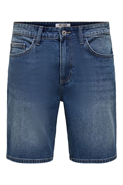 Only & Sons Jeans-Shorts ONSWEFT Mid Rise Normal geschnitten Shorts