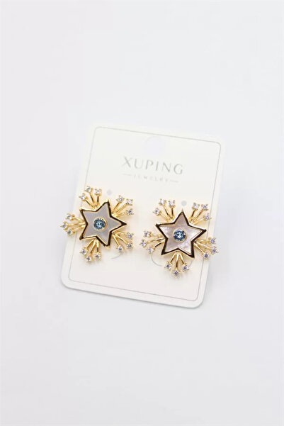 OEM Jewelled Star Earrings - Gold