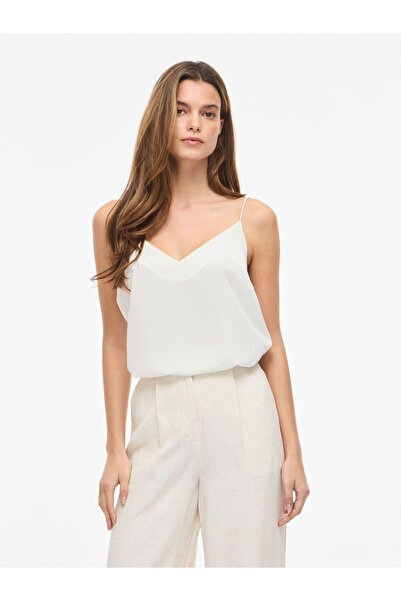 VILA Trägertop VIMATHILDE V-Ausschnitt