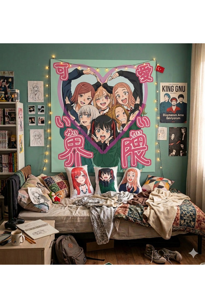 OWLBAG COMPANY Owl Bag My Dress up Darling Patterned Design Wall Tapestry