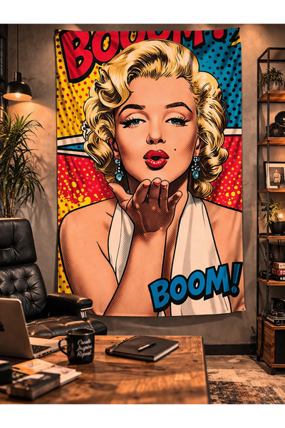 Vagonik Marilyn Monroe Wall Covering Tapestry Pop-Art