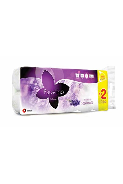 Papelino Toilet Paper 10 Rolls 3 Layers LAVENDER