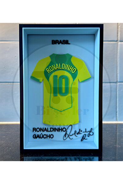 Bi'şeyler Sepeti Ronaldinho Gaúcho - Brazilya - Forma İmzalı Çerçeve Hediyeli...