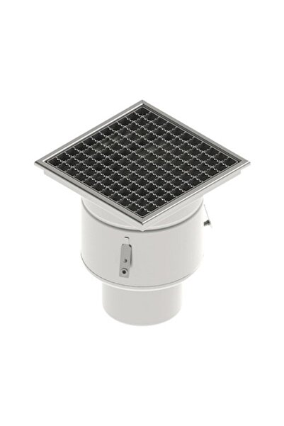 Vodaland Sifon de pardoseală din oțel inoxidabil cu grătar antiderapant 300x3...