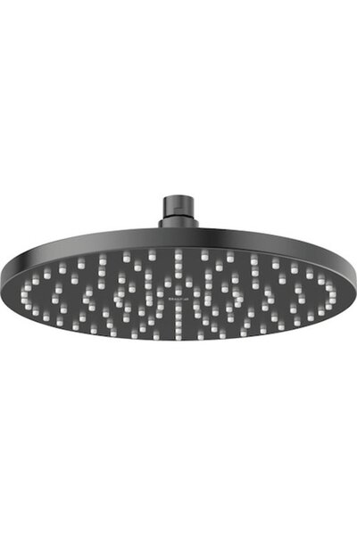 Roca Rainsense Cap de duș fix Ø25 cm Negru titan periat