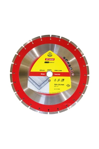 KLİNGSPOR Disc diamantat Dt 350 B Extra Ø350x3x20 mm