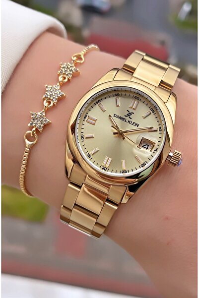 Daniel Klein Marka Orijinal - Altın Renk- 2 Yıl Garantili Kadın Kol Saati - B...