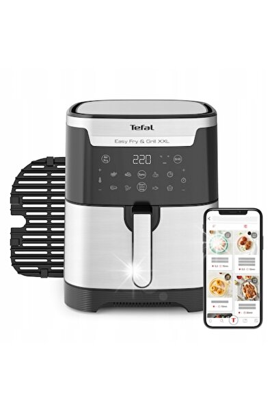 TEFAL Easy Fry & Grill XXL, 6.5L, 2 în 1, negru