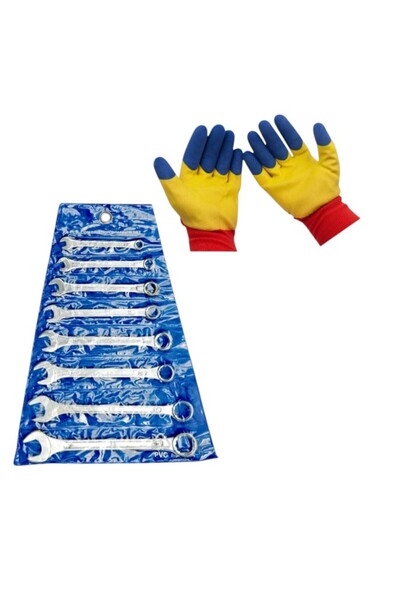 Universal Set 8 chei combinate,otel,inclinatie 15* capete cheie,uz casnic/pro...