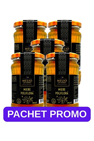 Melio Lav Honey Package 5x Poliflora Honey 500 gr -