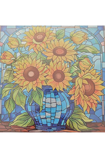 mentaş grup Çerçeveli Boncuklu Goblen Taşlı Pano Elmas Boyama Mozaik Resim Se...