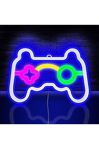 Slasa Gamer Controller Neon Sign Gaming Decor 16x24 with 6 mm Acrylic Base