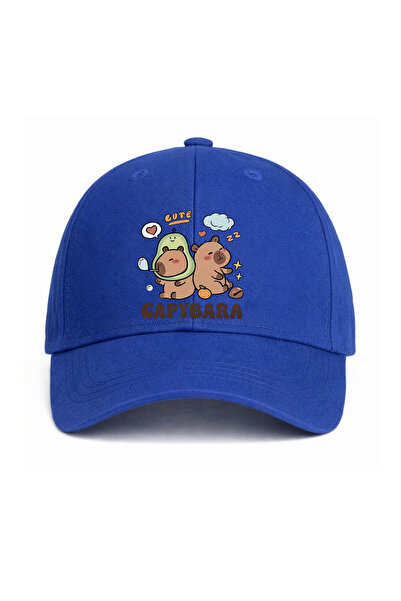 lovver Capybara Character Cotton Premium Print Custom Design Hat