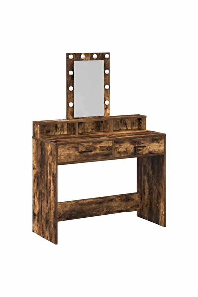 vidaxl Masă de Machiaj cu sertar Maro 100 x 41 x 140 cm Lemn compozit