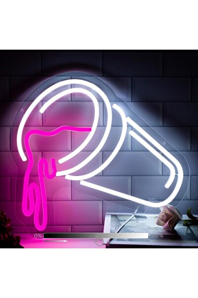 Slasa Double Cups Neon Sign Drink Theme Wall Decor Light for Party Room Setup...