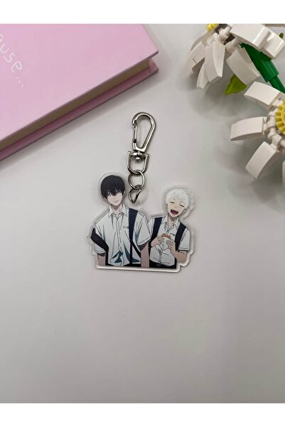 Hara Company سلسلة مفاتيح/زينة للحقائب من أنمي "صيف هيكارو الذي مات" بشخصيات ...