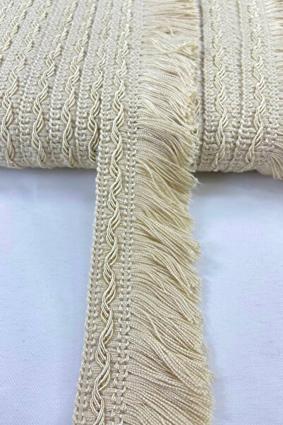 Hobigram Βαμβακερή φούντα με ρίγες βιζόν υψηλής ποιότητας