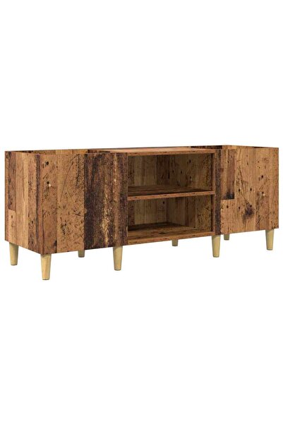 vidaxl Dulap pentru discuri de vinil Lemn Vechi 121 x 38 x 48 cm