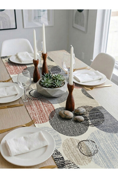 Soft Kare Premium Duck Fabric Liquid Proof Table Runner – Stain Resistant Dig...