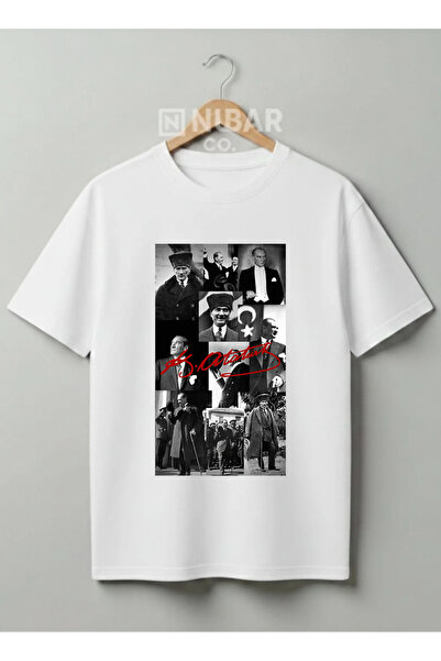 Grafftee Clothing تي شيرت قطني بتصميم مصطفى كمال أتاتورك، سلسلة خاصة للأعياد ...