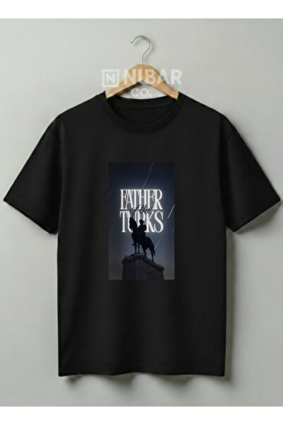 Grafftee Clothing تي شيرت قطني بتصميم مصطفى كمال أتاتورك، سلسلة خاصة للأعياد ...