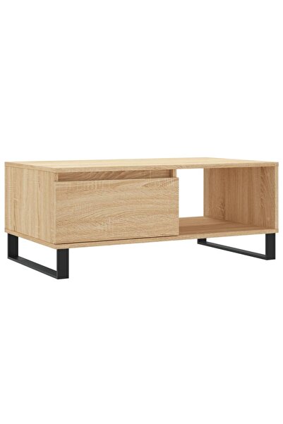 vidaxl Măsuță de cafea, stejar sonoma, 90x50x36,5 cm, lemn compozit
